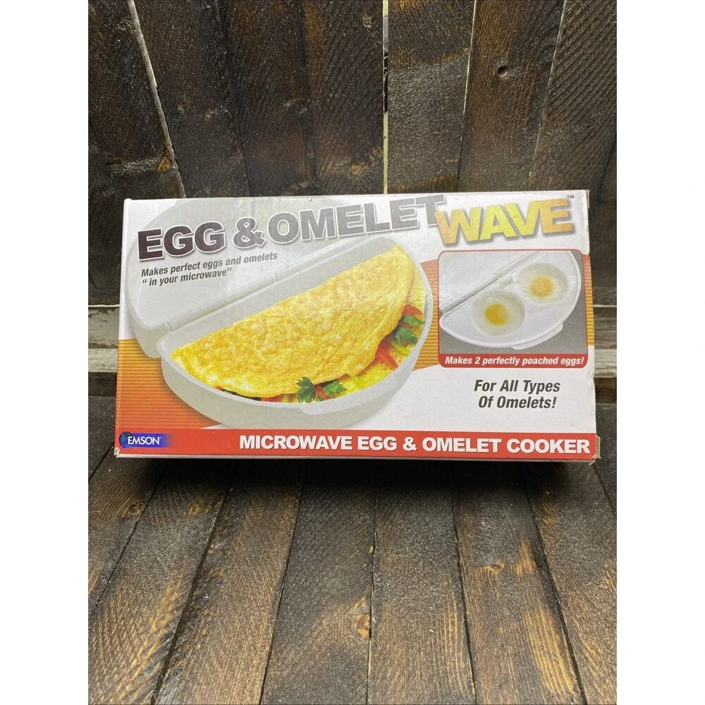 Emson Egg & Omelet Wave Microwave Cooker Makes Perfect Eggs & Omelets